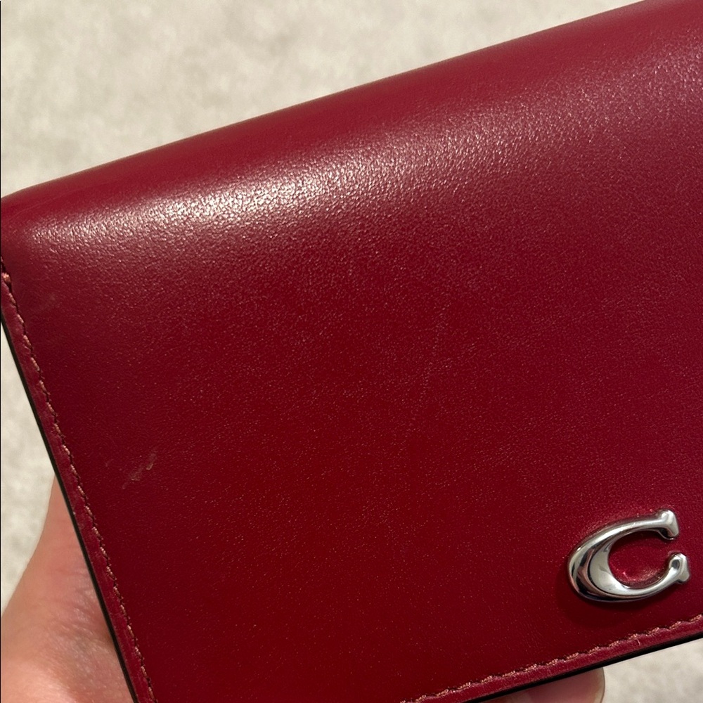 Coach Red Essential Wallet - Picture 4 of 14